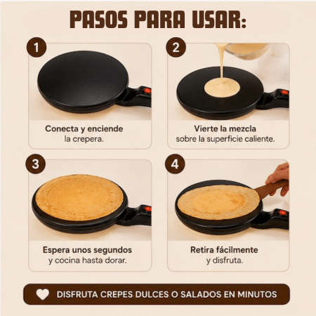 Panquequera eléctrica Aluna Cook
