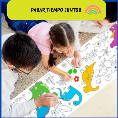 OFERTA 2X1 ROLLO PARA COLOREAR DE 3 METROS
