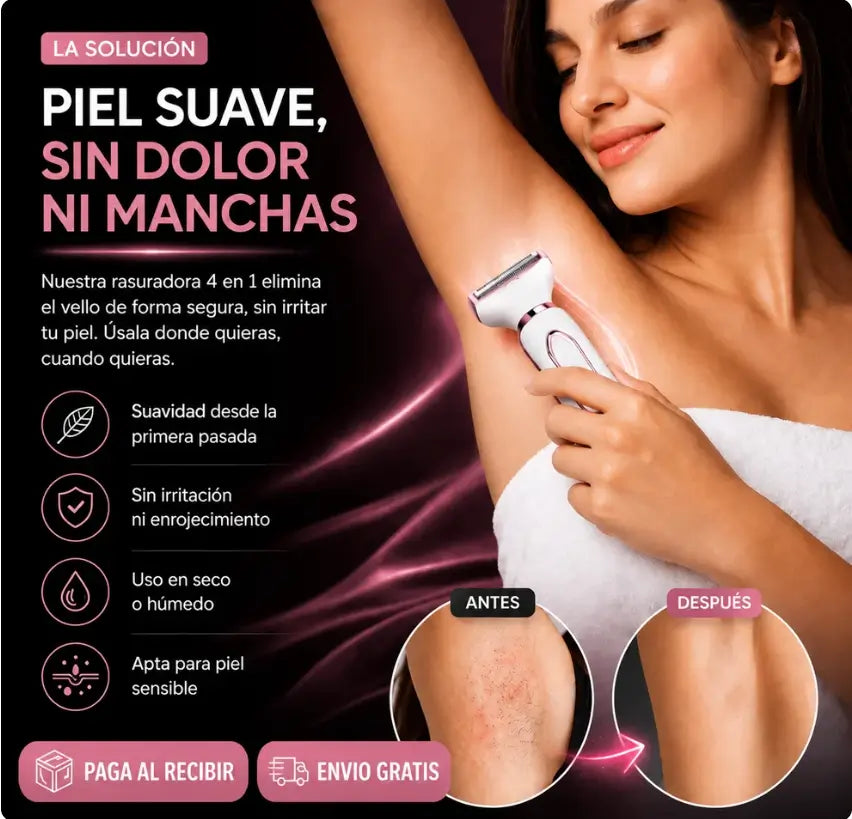 Depiladora eléctrica GlowShave