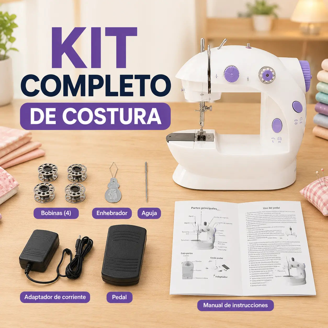 Mini Máquina de Coser