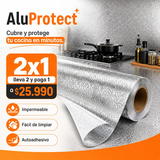 Papel aluminio adhesivo AluProtect 2x1