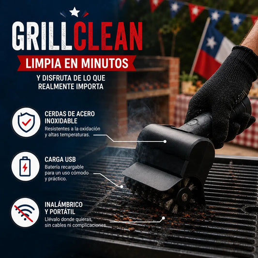 Cepillo Eléctrico Parrilla GrillClean