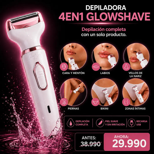 Depiladora eléctrica GlowShave