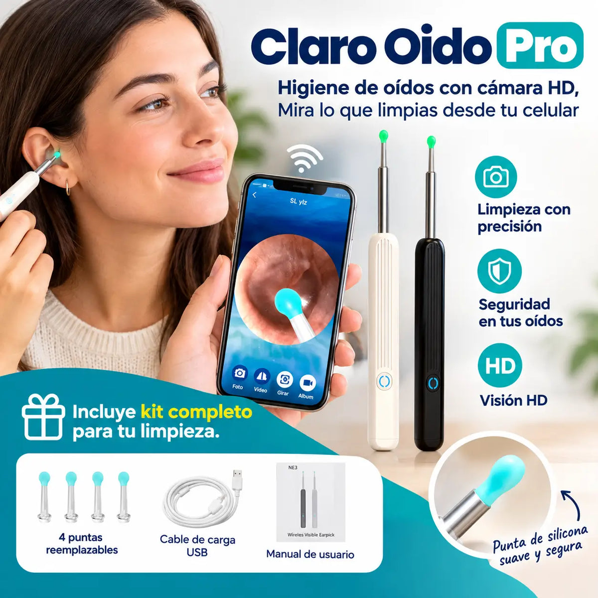 Limpiador Claro Oido Pro