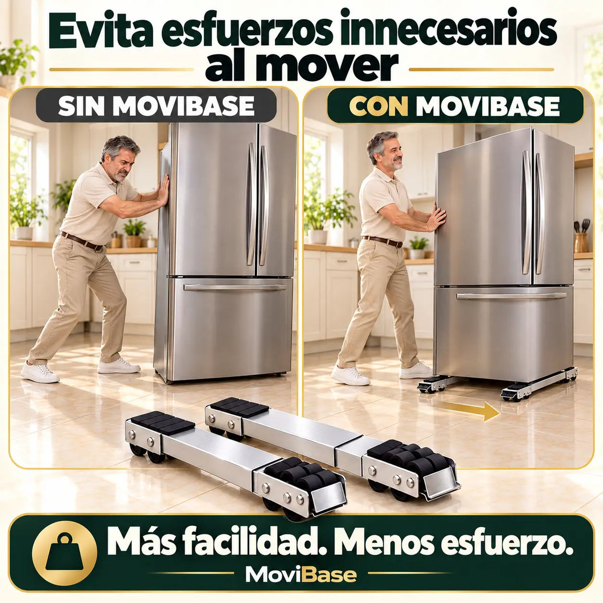 MoviBase Base  con ruedas 40% de descuento OFF
