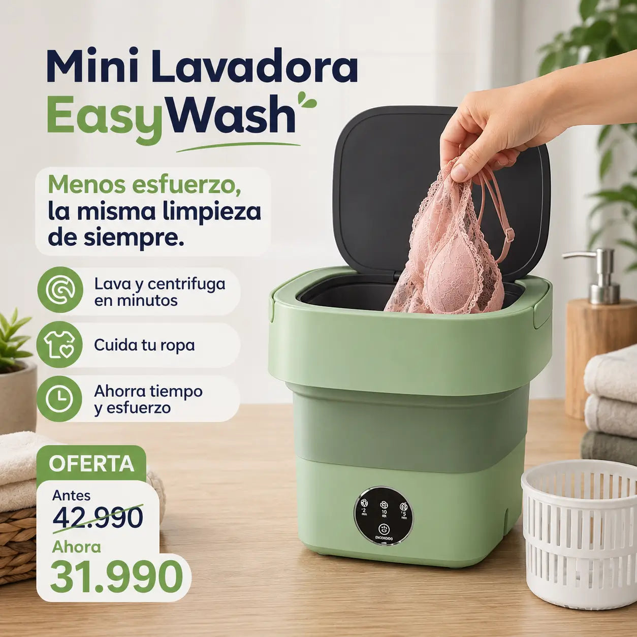 Mini Lavadora Portátil EasyWash