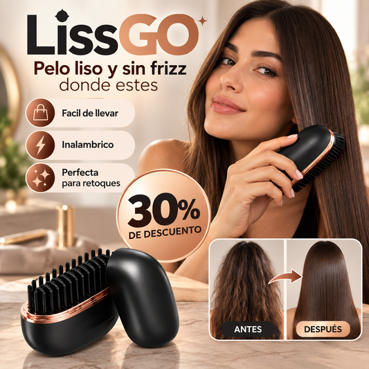 LissGO Cepillo Alisador Portátil