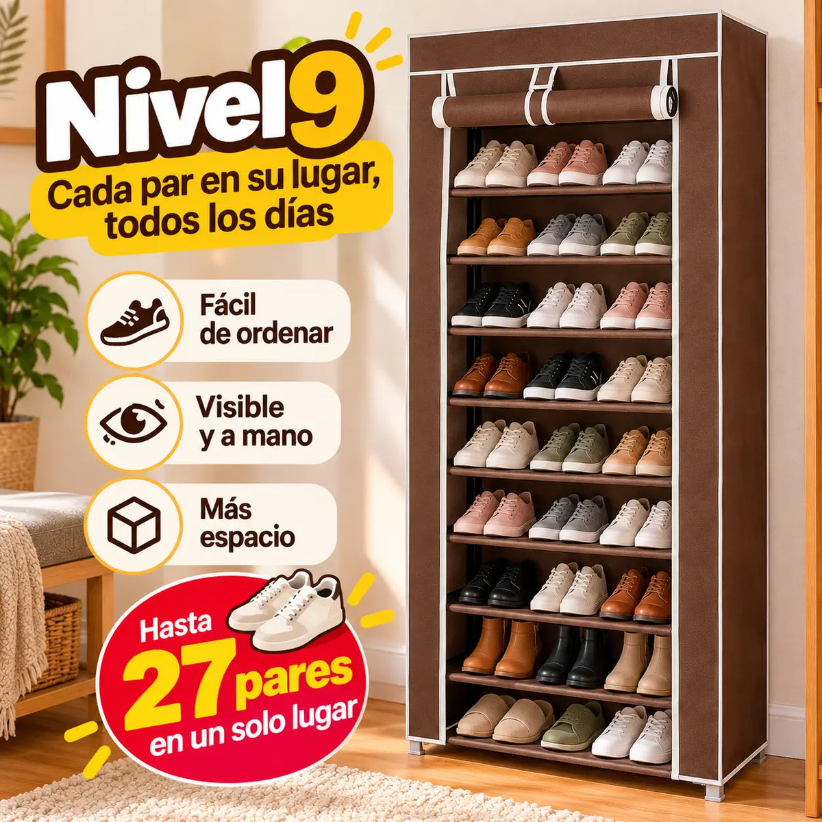 Zapatero Organizador Nivel9