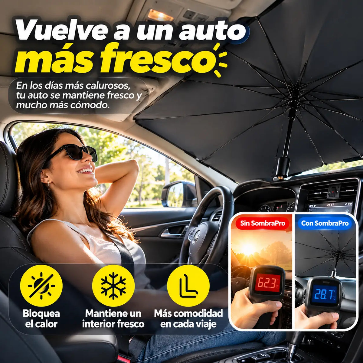 SombraPro Parasol Auto