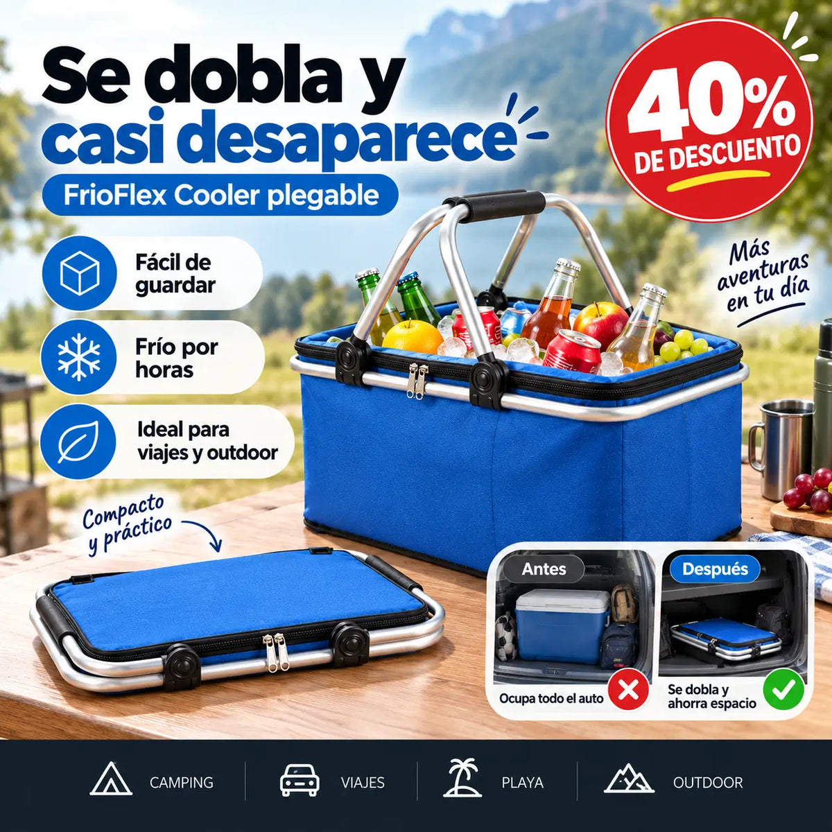 FrioFlex™ Cooler Térmico Plegable