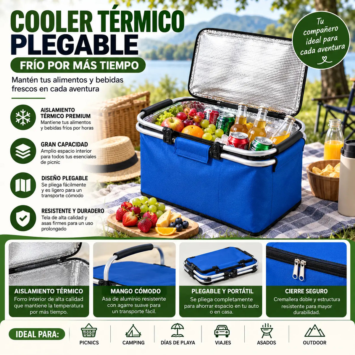 FrioFlex™ Cooler Térmico Plegable
