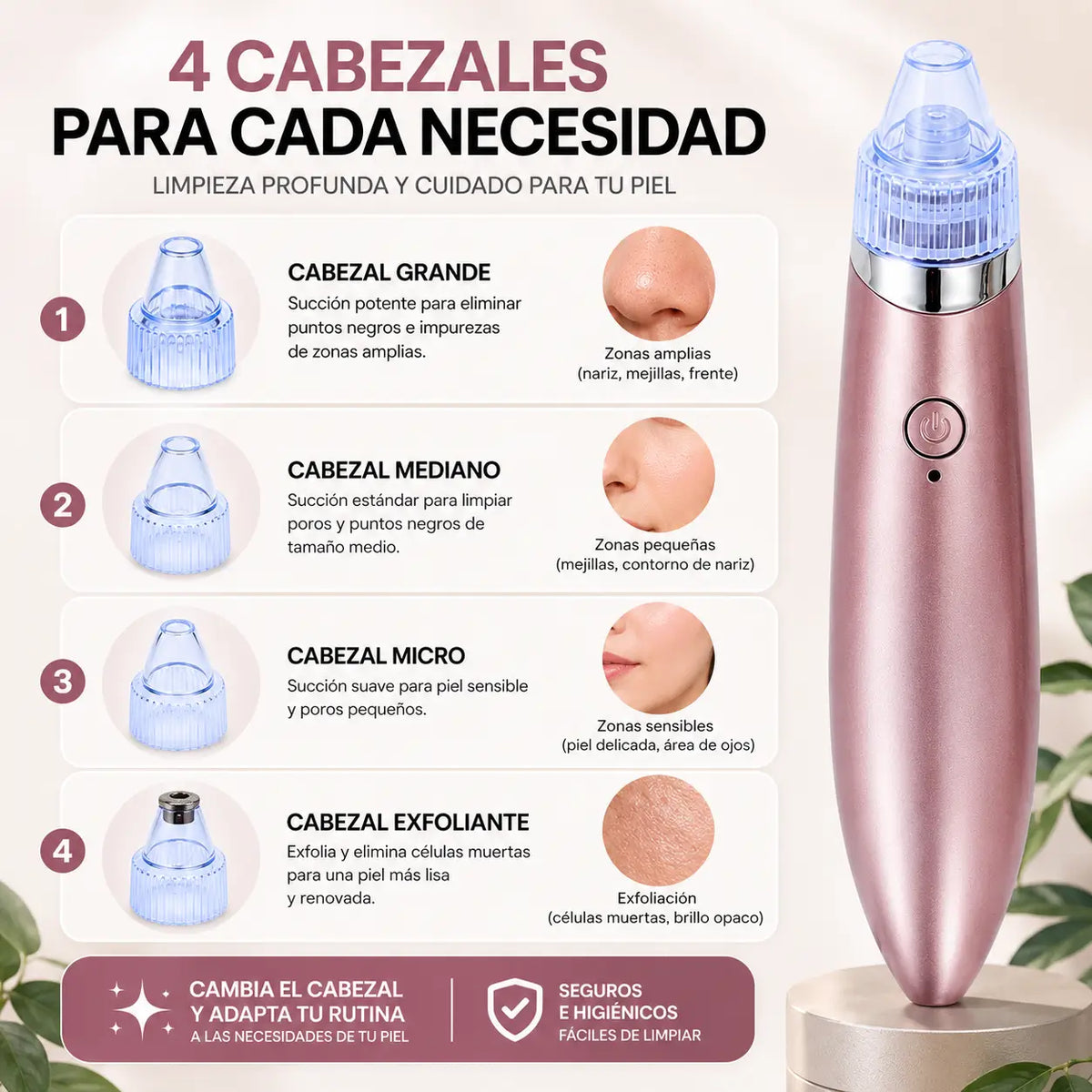DermaVac Pro™ | Limpieza profunda sin salir de casa