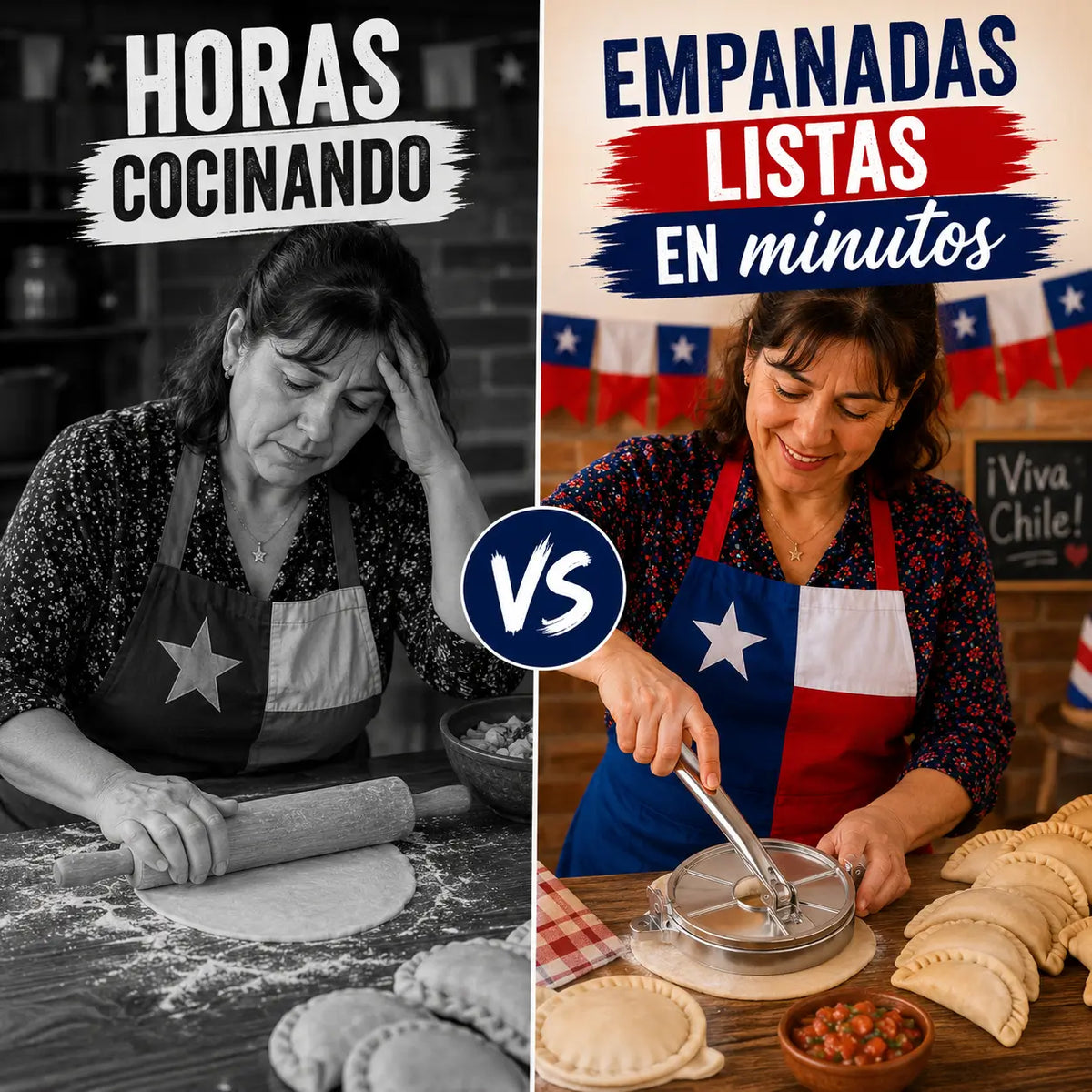 Kit Dieciochero: Prensa+molde de empanadas