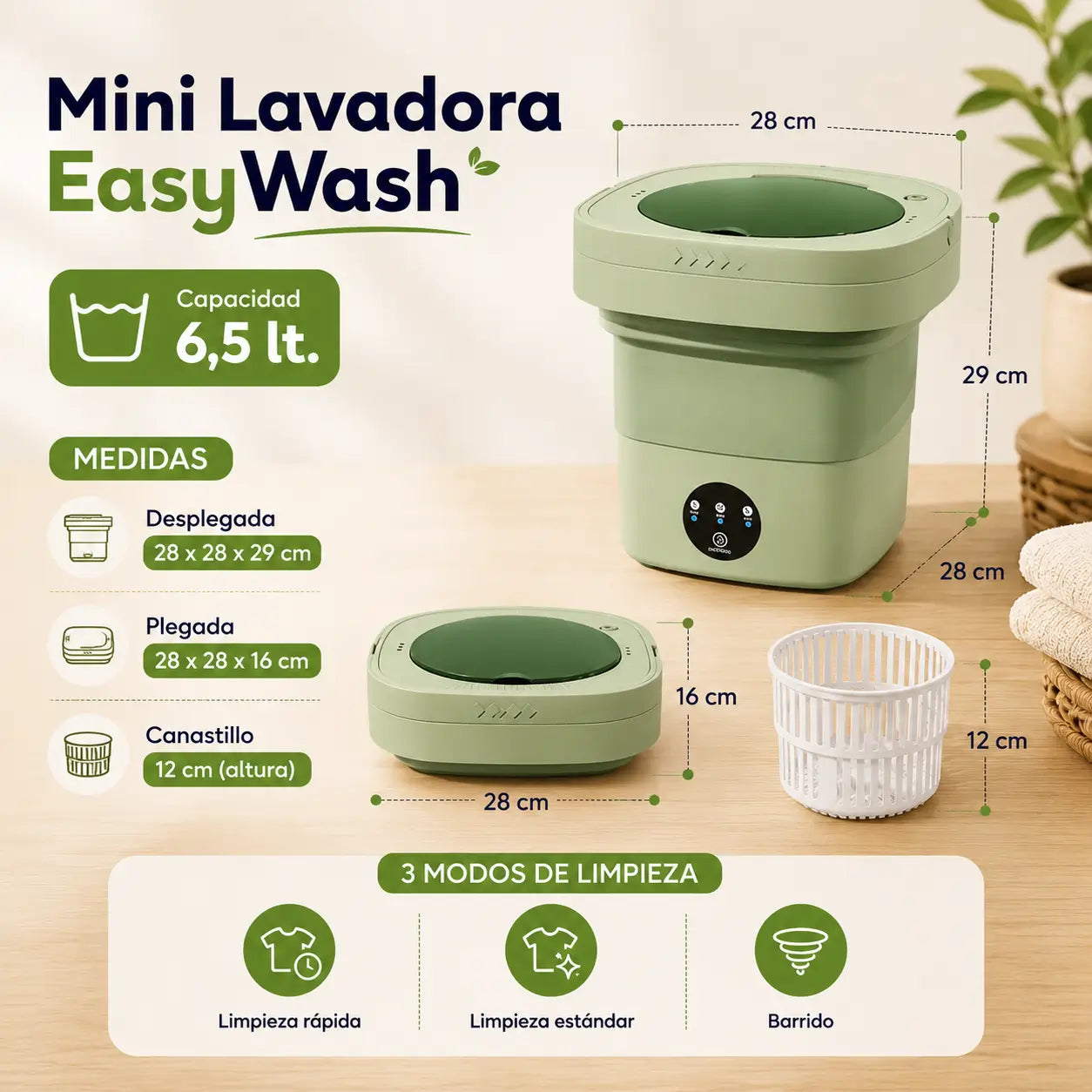 Mini Lavadora Portátil EasyWash