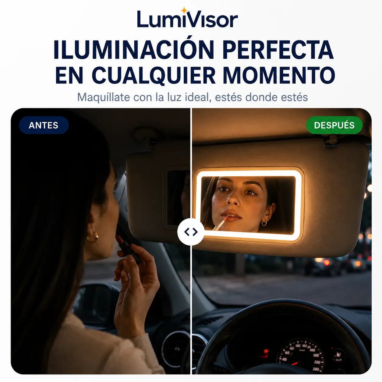 Espejo Led Auto LumiVisor