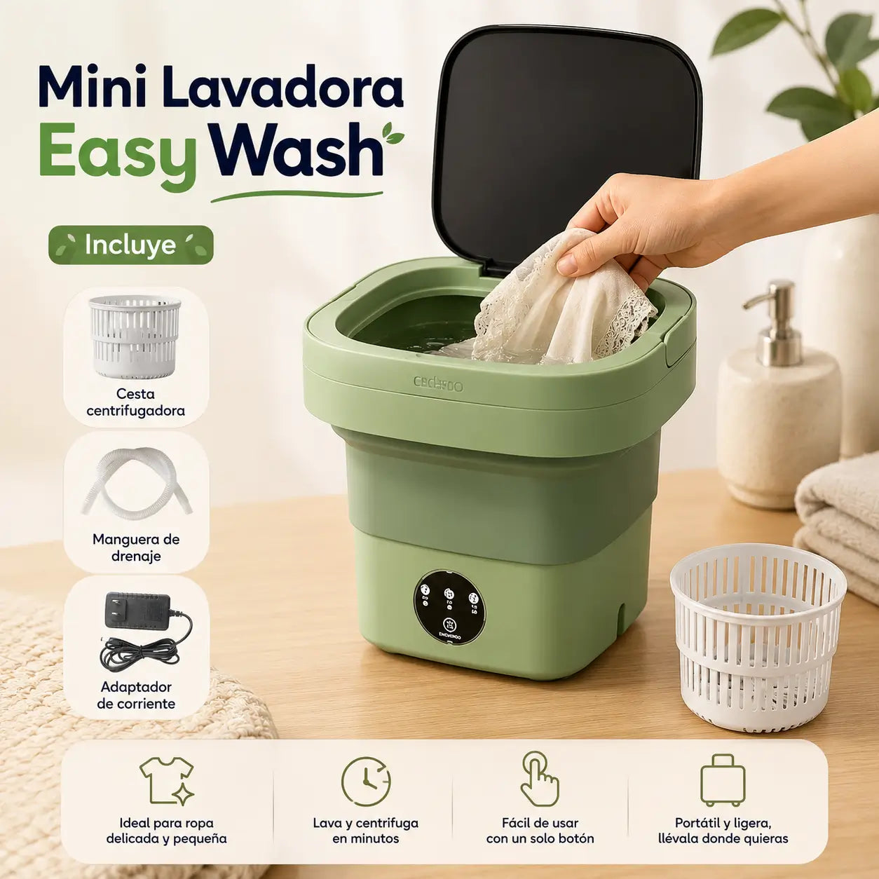 Mini Lavadora Portátil EasyWash