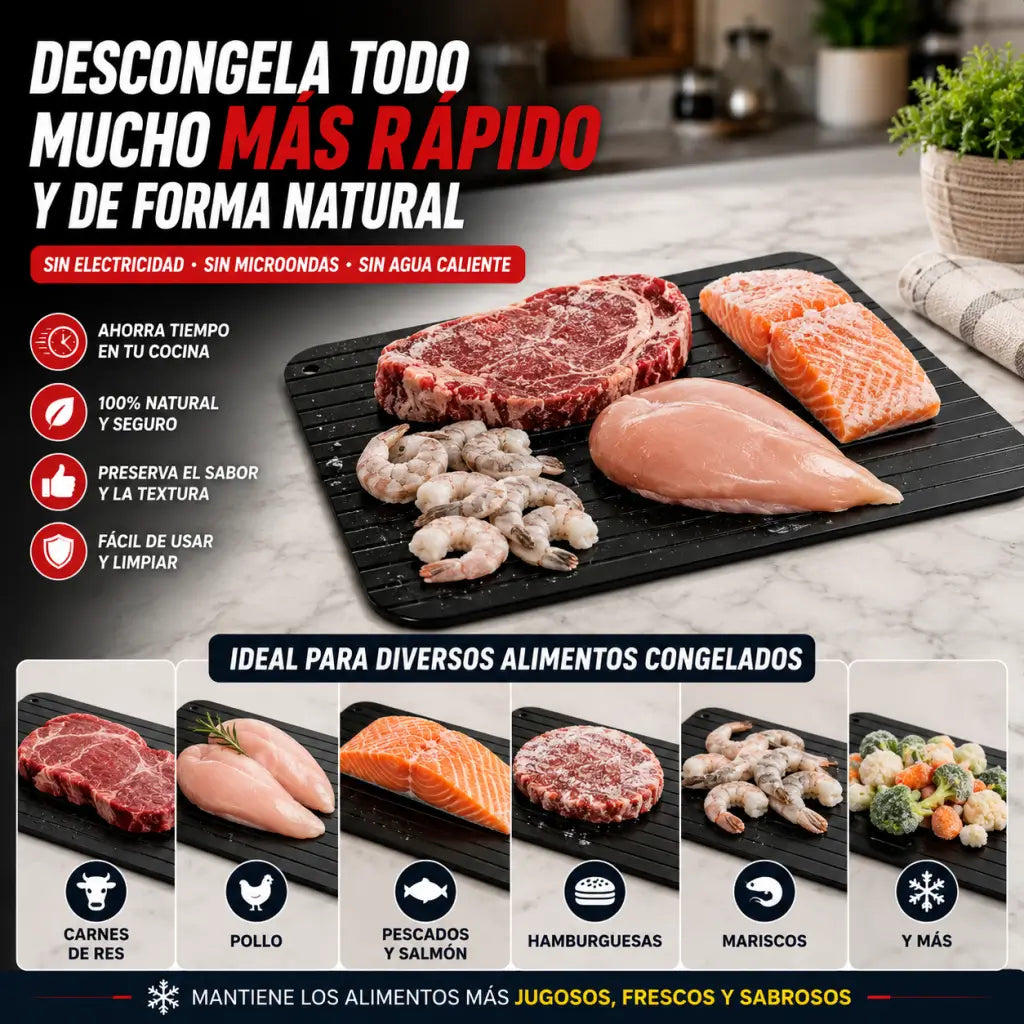 Tabla para Descongelar DescongelaYA