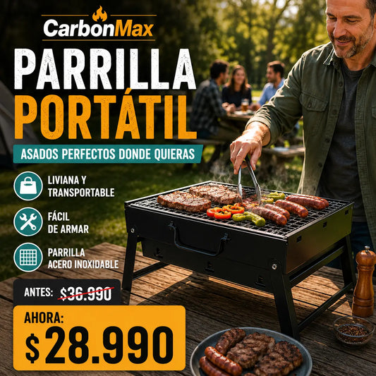 Parrilla Portátil CarbonMax